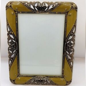Belle Maison Picture Frame Enameled with Crystal Accents Tumdra